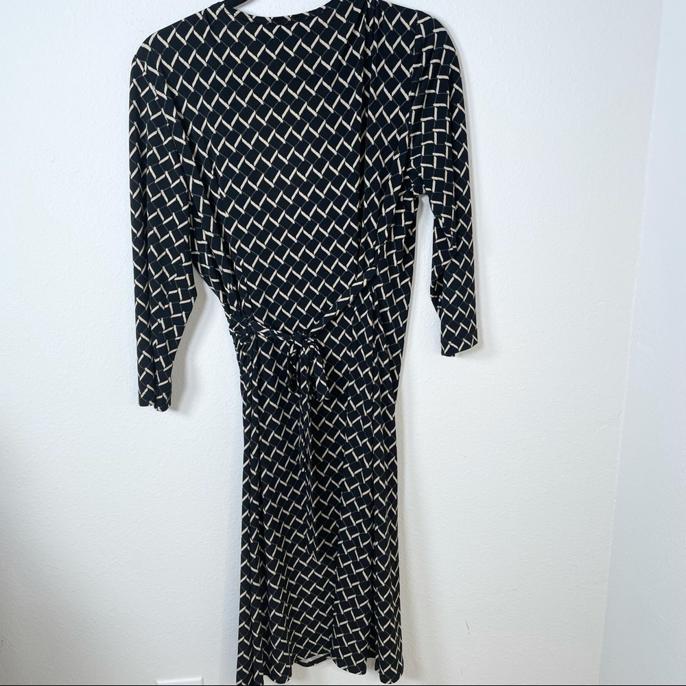 Connected Apparel Wrap Dress - Picture 7 of 10